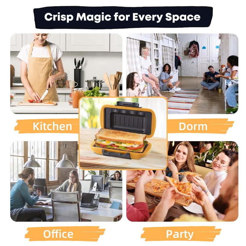 mico dingker Microwave Sandwich Maker, Microwave Toastie Maker, Snack Maker