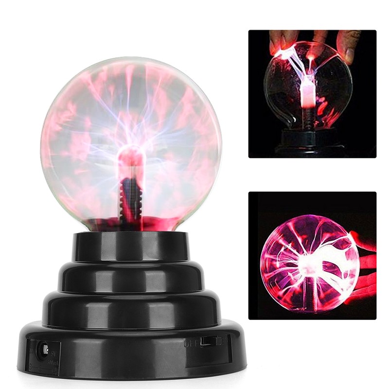Plasma Light Ball Shape USB Night Lamp Home Desktop Ornaments