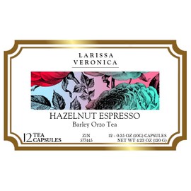 Hazelnut Espresso Barley Orzo Tea (Single Serve K-Cup Pods) (12 pods, ZIN: 577445)