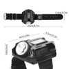 Wrist LED Light Hand Flashlight with Display Electronic Watch MultiFunctional