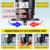Pneumatic Chamfer Tool - Mini Air Chamfering Machine with 6