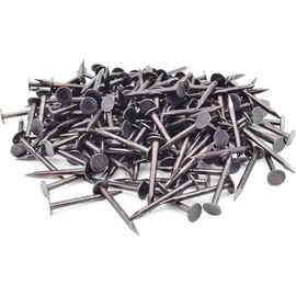 Design61 Comb Tips 1.6 x 16 mm Nail Nails Large Round Head Long Sharp Tips Blued 100g Approx. 330 Pieces