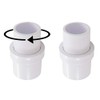 ATIE 1-1/2" Pool Vacuum Head Swivel Adapter Connector for Manual
