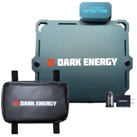 Dark Energy Spectre 8W Folding Solar Panel with Water-Resistant Molle Travel Bag for Electronics | Charge Any Device, Anywhere, Anytime via Solar Panel or Signature Series Wall and Car Adapters