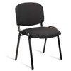 CLATINA Stacking Guest Chairs, Waiting Room Chairs no Wheels, Fabric