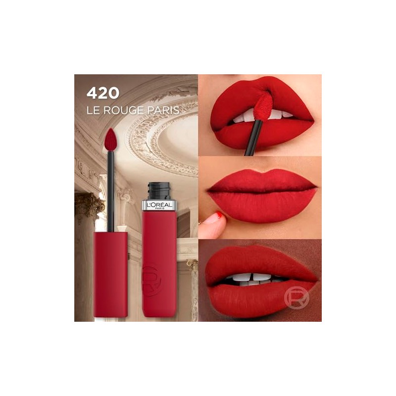 L'Oréal Paris Infallible Matte Resistance Labial Líquido Mate 16hr con