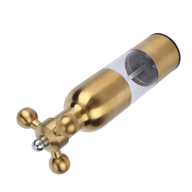 Stainless Steel Pepper Mill Manual Faucet Valve Shape Black Pepper