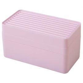 Heiwa Kogyo Mask Case, Remember Pink, Approx. 7.5 x 4.1 x 4.0 inches (19 x 10.5 x 10.1 cm)
