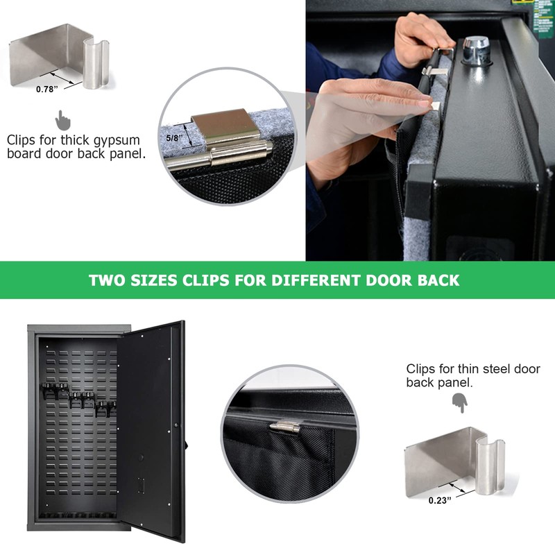 NEXT STATION Gun Safe Door Organizer,Molle Gun Safe Door Panel
