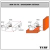 TERF® Heavy Duty Knockdown Fitting Beige Wood & Furniture Jointing