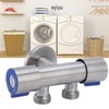 Hapivida Water Diverter Valve G1/2 Stainless Steel Angle Valve 1