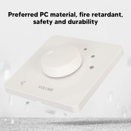 50W Speaker Volume Control, 5 Speed Tuning Knob Volume Control for Home Speakers, Speaker Volume Control for Speaker with Fixed Resistor Under 50W