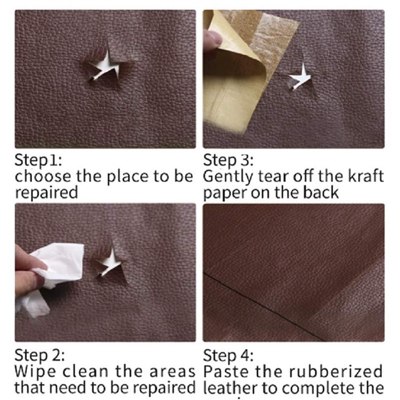 Leather Repair Tape kit Self Adhesive Patch Heavy Duty Retro