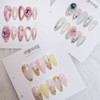 Flower Nail Flower Fresh Flowers Handmade Nail Tips - Short