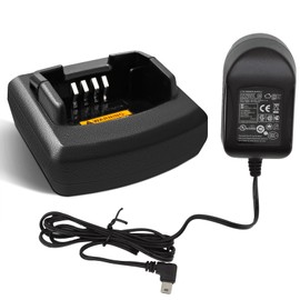 for Motorola RDU4100 Charger, CP110 Rapid Charger for Motorola RDM2070D RDV5100 RDU2020 RDU2080D RDV2020 RDV2080D RDM2080 RDU4160D Walkie Talkie Charger RLN6305 RLN6308 RLN6332A