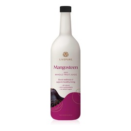 Pure Mangosteen 750ml - 'Queen of Fruits' with Xanthones, Antioxidants, Active Compounds & Phytonutrients, Vegan, Kosher & Gluten-Free