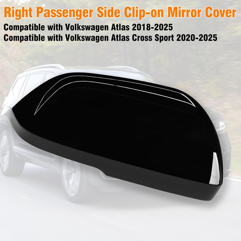 Compatible with Volkswagen Atlas 2018-2025 Right Mirror Cover