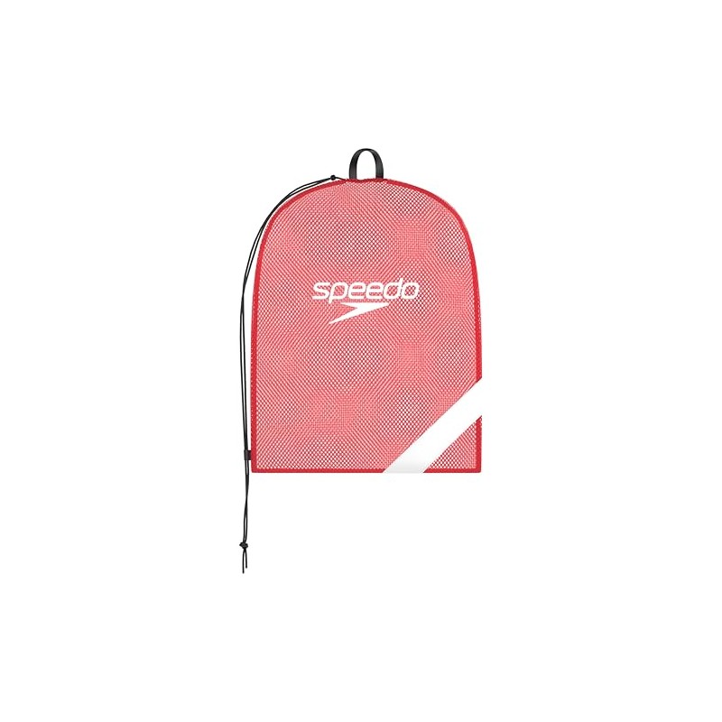 Speedo Adult Unisex XL Mesh Bag Sports Equipment Bags, Red,