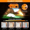Solar Rechargeable Multifunctional Searchlight, Outdoor Portable LED Light Handle, Portable
