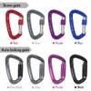 24KN Twist Locking Gate Carabiner Heavy Duty Auto Lock Carabiner
