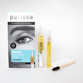 Parissa Brow Waxing Pen, Salon-Style Hair Removal for Precise Eyebrow Shaping, Quick & Mess-Free, At-Home Waxing Kit