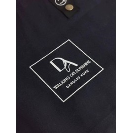 DAROSS Drawstring Lunch Bag, Reusable Small Lunch Bag，Lunch Sack，Cute Lunch Bag (Navy)