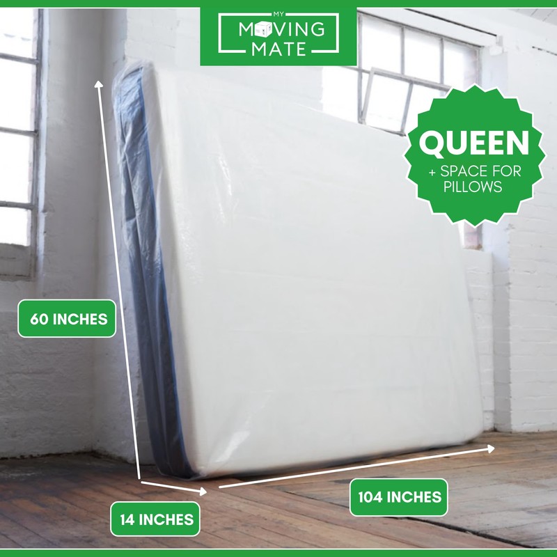 Queen Mattress Bag for Moving and Storage - 5 Mil