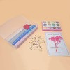 Lokyango - Caja de herramientas de manicura transparente, caja de