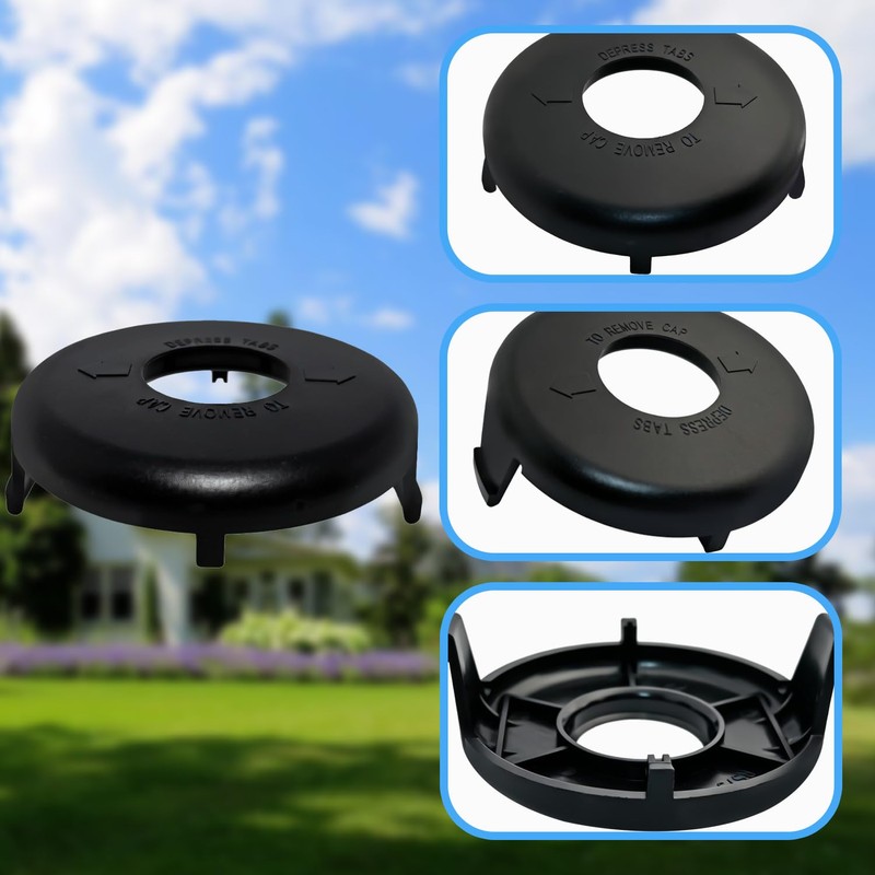 YIEHRNS 73-8200 Spool Cover Caps Replacement for Toro 88026 Electric