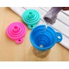 Funnels for Kitchen Use, Food Grade Silicone Collapsible Kitchen Funnel