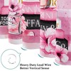MULTIC Fashion Shower Curtain, Pink & Black Luxury Shower Curtains