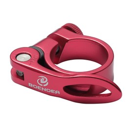 Boenoea Bicycle Quick Release Seatpost Clamp Anodised Aluminium Alloy 31.8mm/34.9mm
