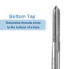 sourcing map Hand Bottom Tap 1/4-28 UNF 2B Thread Bottoming