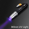Alonefire SV124 EDC Flashlight Mini 365nm/395nm UV Blacklight, Yellow and