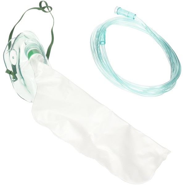 GiMa 34168 Adult High Flow Mask with Hose