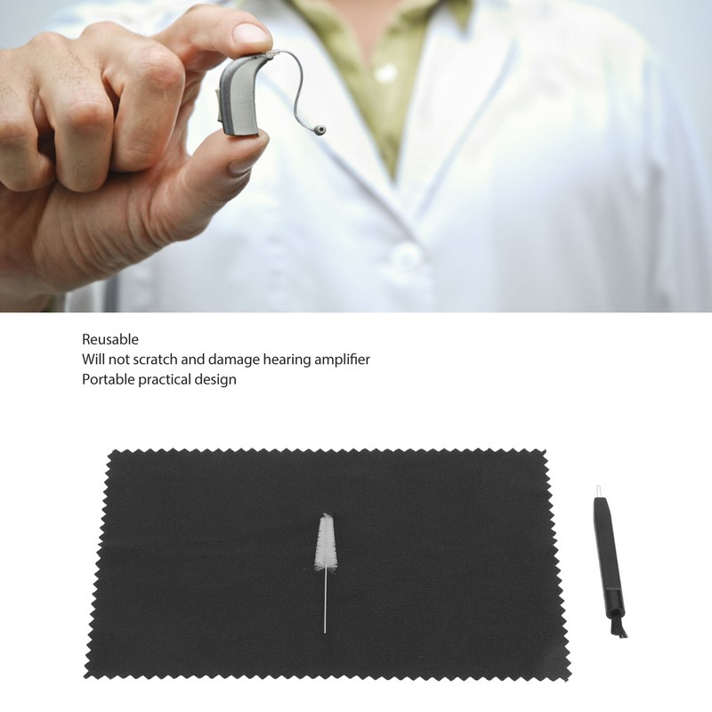 Hearing Amplifier Cleaning Set Portable Multi Functional Professional Hearing Amplifier
