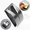 Boao 4 Pieces Self Adhesive Hand Towel Hook Holder Grabber