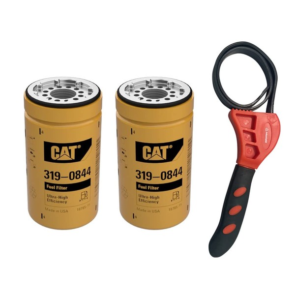 Caterpillar 319-0844 Fuel Filter Ultra High Efficiency w/IHD Strap Wrench