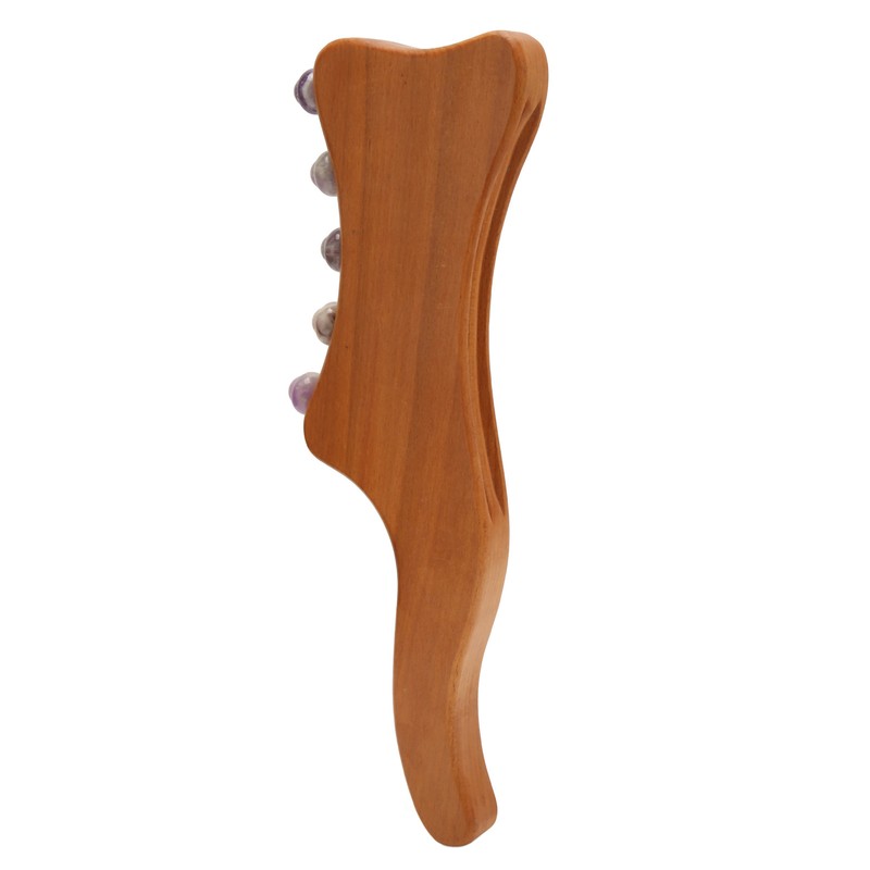 Scraping Massage Stick Wooden Household Relieve Fatigue Relaxation Massage Stick