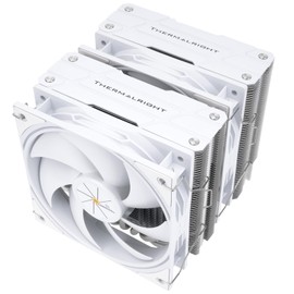 Thermalright Peerless Assassin 120 White V3 CPU Air Cooler, 6 Heat Pipes Heatsink Cooler with Dual TL-P12W PWM Fans, Top Cover Design, for AM4/AM5,Intel LGA 1851/1700/115X/1200/2011