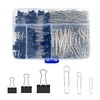Binder Clips Paper Clips Assorted Sizes, 340 pcs Binder &
