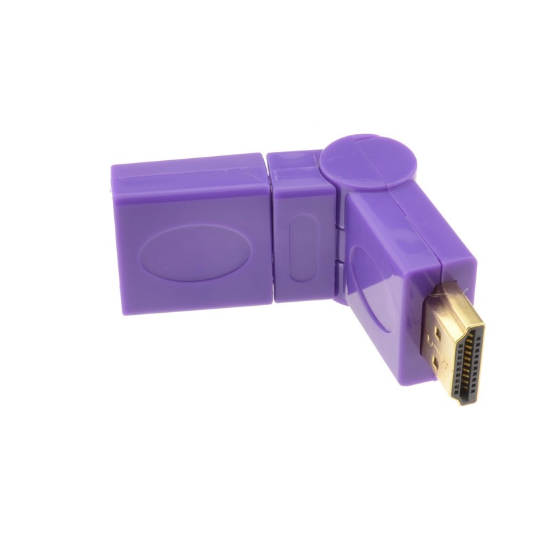 kenable HDMI 360 Degree Bend Multi Angle Rotating Socket to