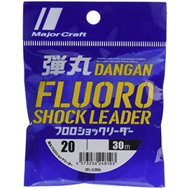Major Craft Line Bullet Fluoro Shock Leader DFL-5/2lb No. 5.0 (20lb), 30m