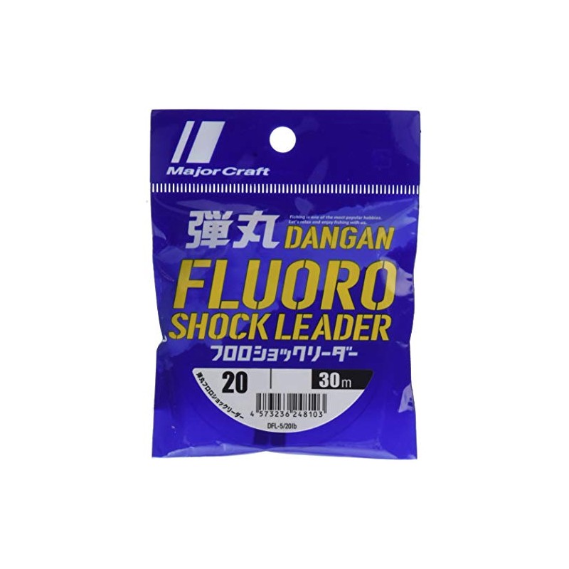 Major Craft Line Bullet Fluoro Shock Leader DFL-5/2lb No. 5.0