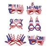 12pcs American Independence Day Glasses American Flag Holiday Glasses for