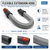 Flexible Vacuum Extension Pipe for Dyson V7–V15 – Telescopic ABS
