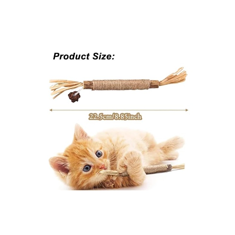 Natural Silvervine Dental Sticks, Silvervine Sticks for Cats, Cat Silver