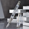 Asvine Vacuum Filling Fountain Pen Luxury Titanium Fine Point Pen