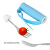 Eating Aids Fork Stainless Steel Rotating Fork Rotated Eating Utensils