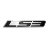 ERPART LS3 Embossed Black on Highly Polished Silver Real Aluminum